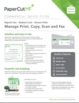 Papercut, Mf, Commercial, Executex Office Technologies
