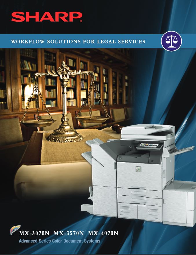 Sharp, Color Advanced, Legal Brochure, Executex Office Technologies