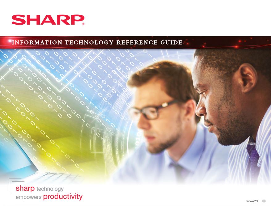 Security, IT Reference Guide, Sharp, Executex Office Technologies